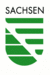 Das Signet des Freistaates Sachsen in grün.